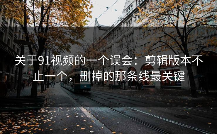关于91视频的一个误会：剪辑版本不止一个，删掉的那条线最关键  第1张